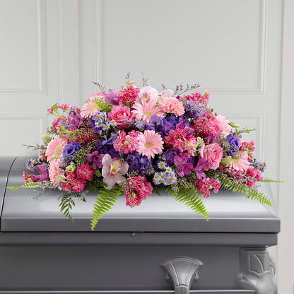 Glorious Garden Casket Spray –  Katarina Floral, Hackettstown NJ