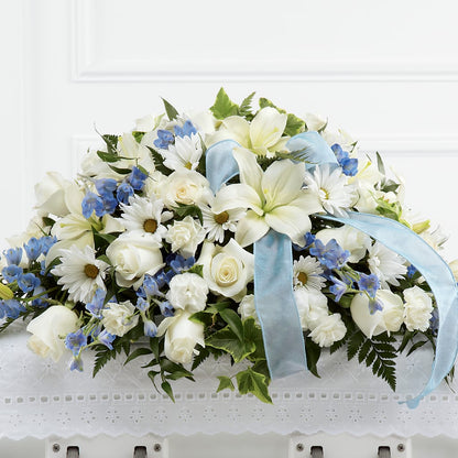 Tender Treasure Casket Spray –  Katarina Floral, Hackettstown NJ