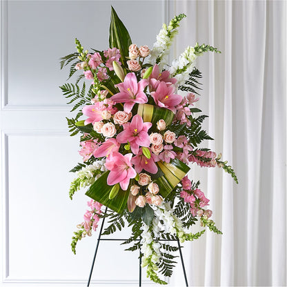 Elegant Embrace Standing Spray –  Katarina Floral, Hackettstown NJ