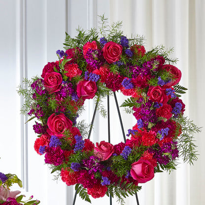 Calming Colors Wreath –  Katarina Floral, Hackettstown NJ