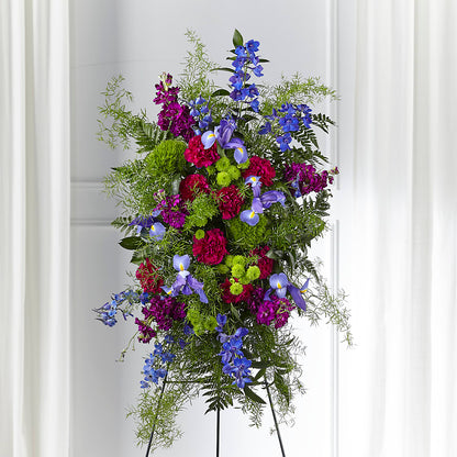 Heavenly Skies Standing Spray –  Katarina Floral, Hackettstown NJ