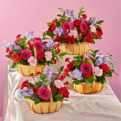 Pink Picnic Basket –  Katarina Floral, Hackettstown NJ