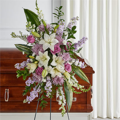 Grateful Hearts Standing Spray –  Katarina Floral, Hackettstown NJ