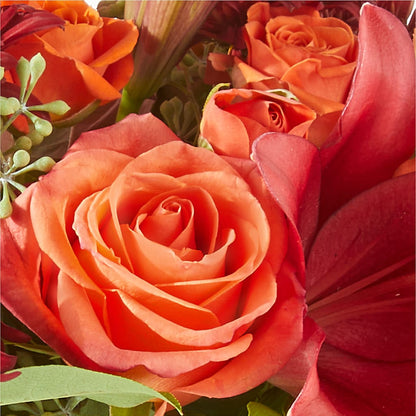 Crimson Leaves Bouquet –  Katarina Floral, Hackettstown NJ