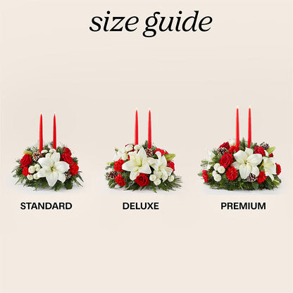 Seasonal Festivities Centerpiece –  Katarina Floral, Hackettstown NJ