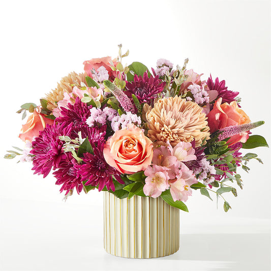 Berry Cobbler Bouquet with Ivory Vase –  Katarina Floral, Hackettstown NJ