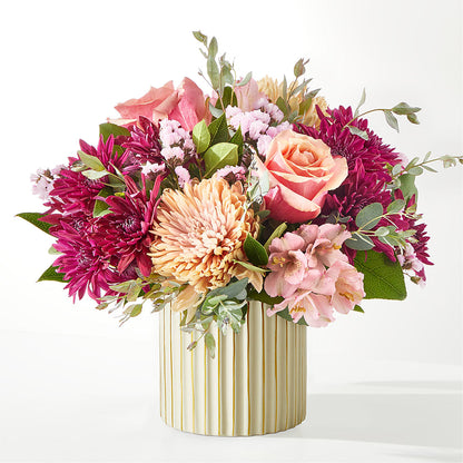 Berry Cobbler Bouquet with Ivory Vase –  Katarina Floral, Hackettstown NJ