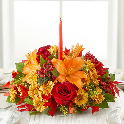 Autumn's Embrace Centerpiece –  Katarina Floral, Hackettstown NJ