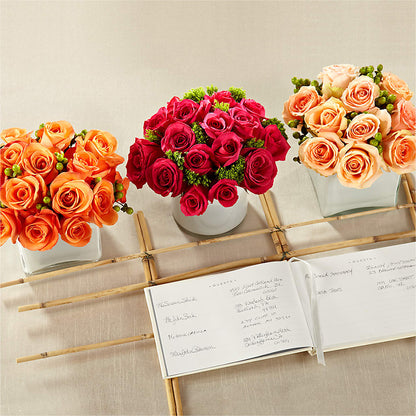 Dawn Rose Centerpiece –  Katarina Floral, Hackettstown NJ